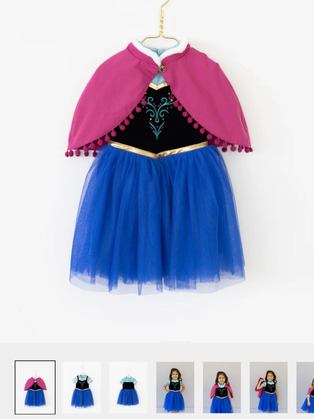 Taylor Joelle Anna Frozen Costume size 2T